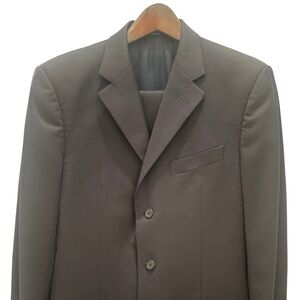 Ermenegildo Zegna Navy Blue Wool Suit 38R